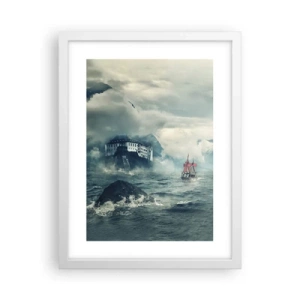 Poster in cornice bianca - Sulle acque magiche - 30x40 cm