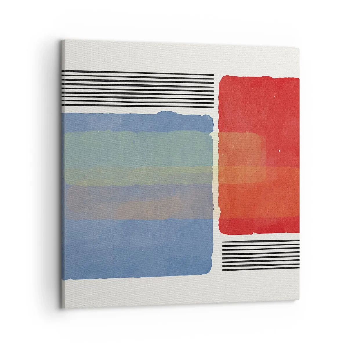 Quadro su tela - Stampe su Tela - Spirito e lettera della geometria - 50x50 cm