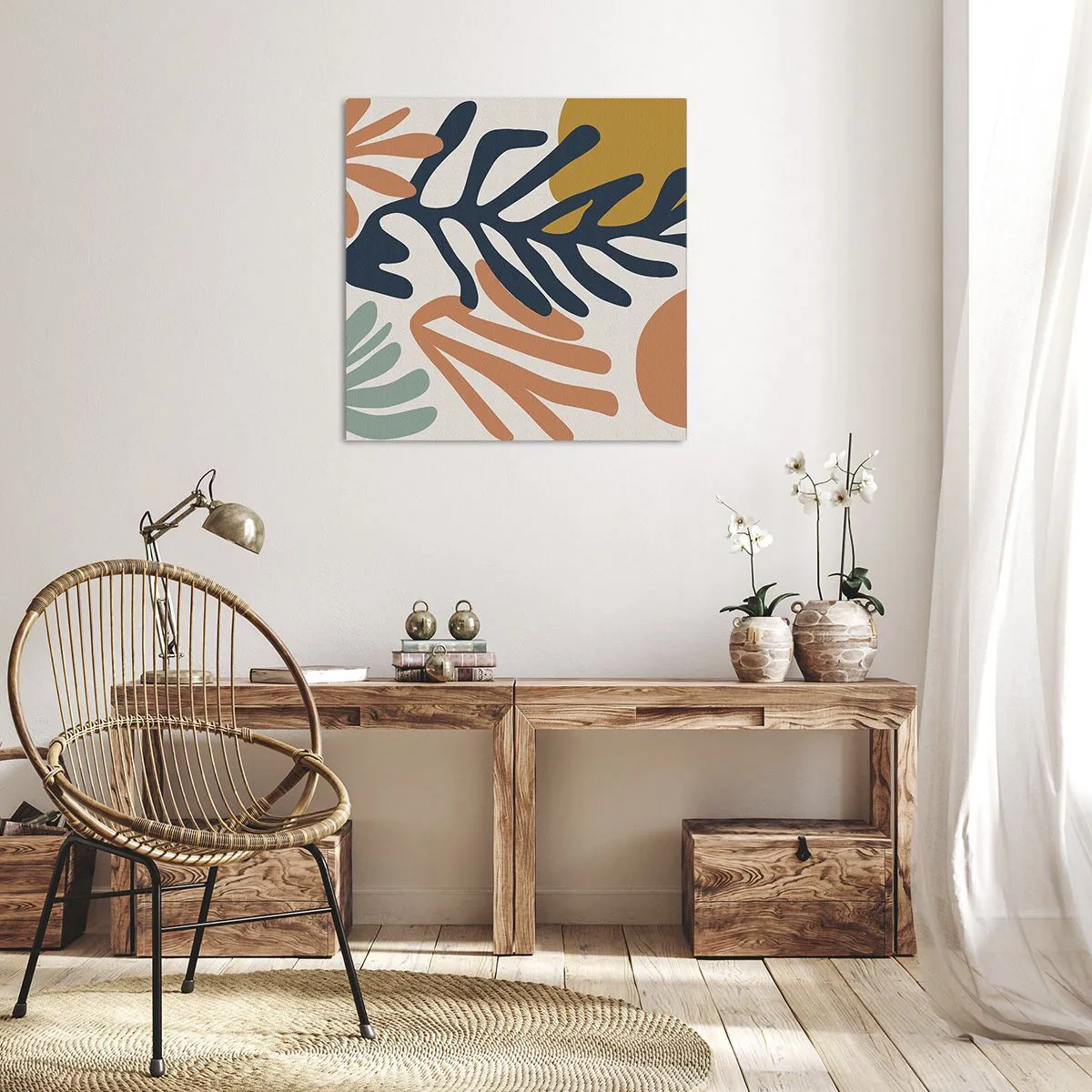 Quadro su tela - Stampe su Tela - Mare di coralli - 30x30 cm
