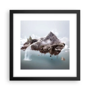 Poster in cornice nera - Con l'occhio del surrealista - 30x30 cm