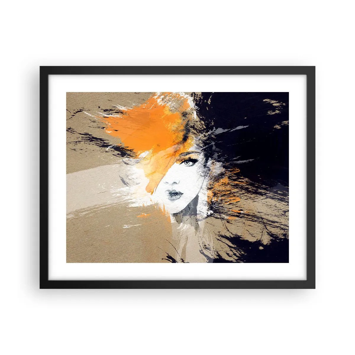 Poster in cornice nera - E la luce fu - 50x40 cm
