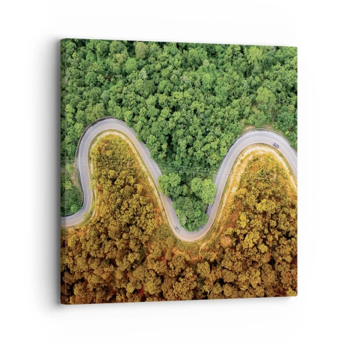 Quadro su tela - Stampe su Tela - Confine e separazione - 30x30 cm