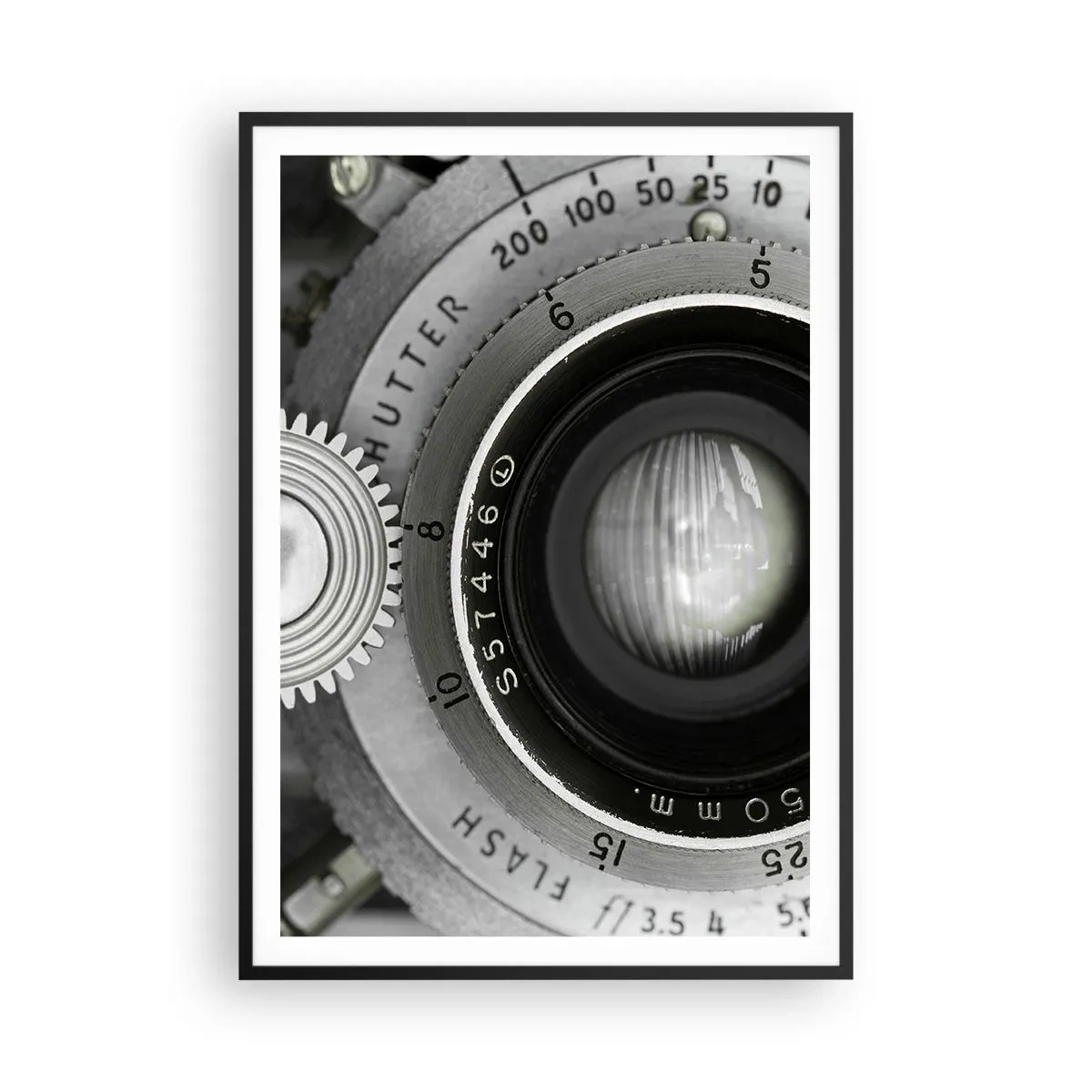 Poster in cornice nera - Racconto su Hollywood - 70x100 cm