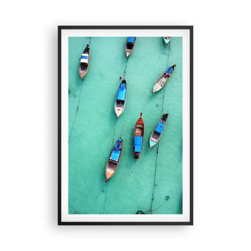Poster in cornice nera - In gioiosa attesa - 61x91 cm