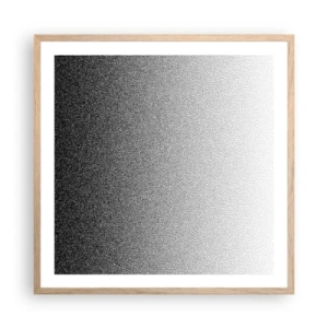 Poster in cornice rovere chiaro - Verso la luce - 60x60 cm