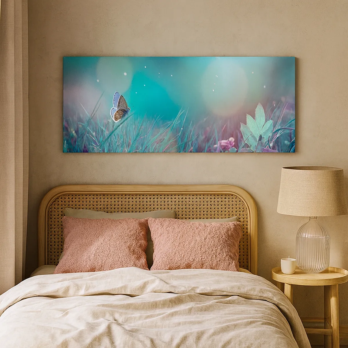 Quadro su tela - Stampe su Tela - La vita segreta del prato - 30x30 cm