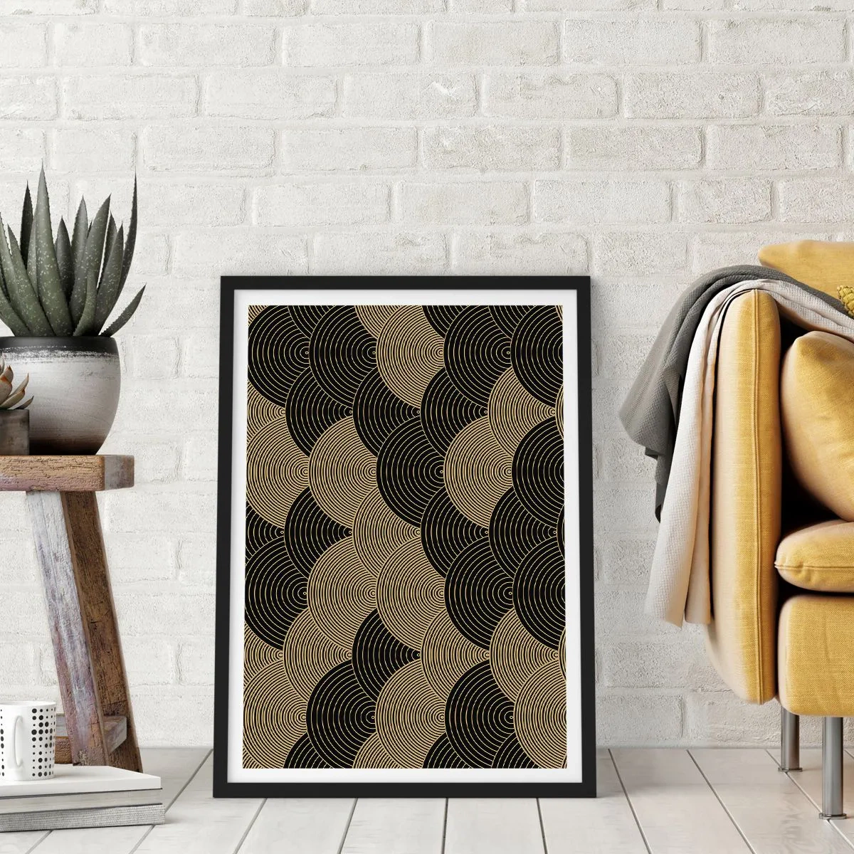 Poster in cornice nera - Unità nella molteplicità - 40x50 cm