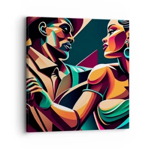 Quadro su tela - Stampe su Tela - Al ritmo del cuore - 30x30 cm