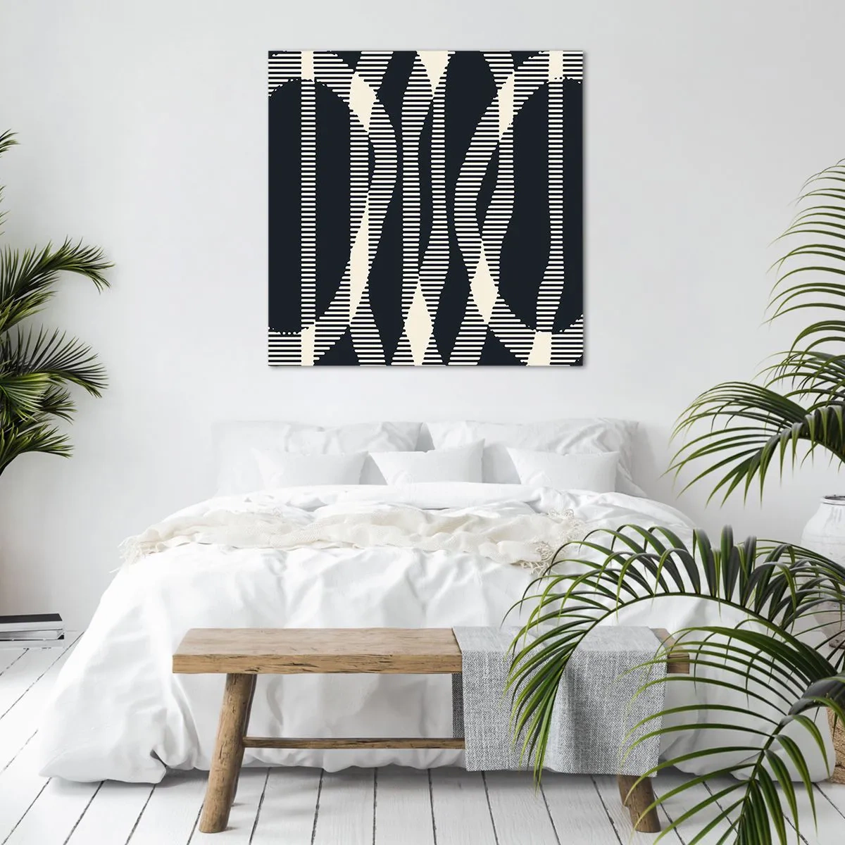 Quadro su tela - Stampe su Tela - Tentativo di rompere l'oscurità - 30x30 cm