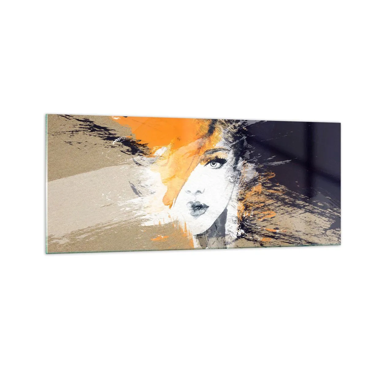 Quadro su vetro - E la luce fu - 100x40 cm