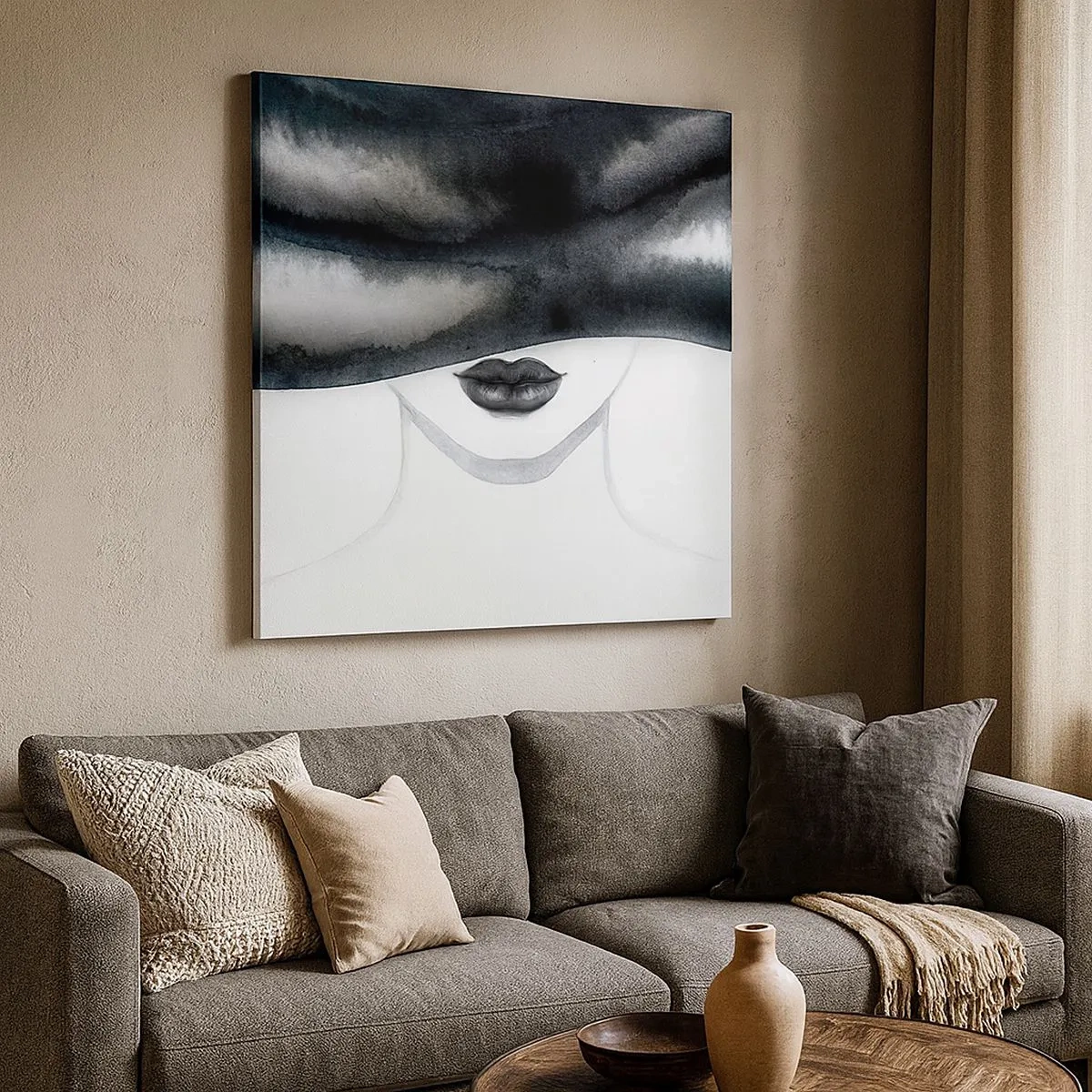 Quadro su tela - Stampe su Tela - Il segreto dei sensi - 30x30 cm