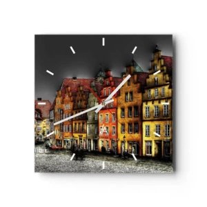 Orologio da parete - Orologio in Vetro - Manca solo la carrozza magica - 40x40 cm