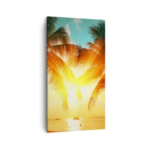 Quadro su tela - Stampe su Tela - Coppia esotica - 45x80 cm