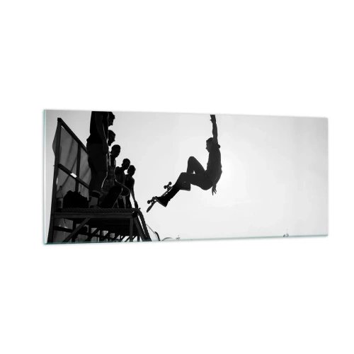 Quadro su vetro - Protagonisti e spettatori - 100x40 cm