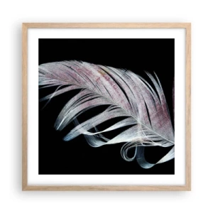Poster in cornice rovere chiaro - Pensa al tocco - 50x50 cm