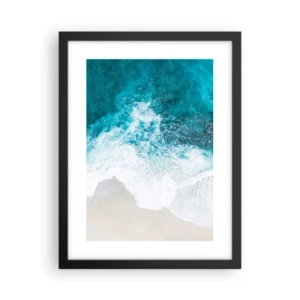 Poster in cornice nera - Morbidezza naturale - 30x40 cm
