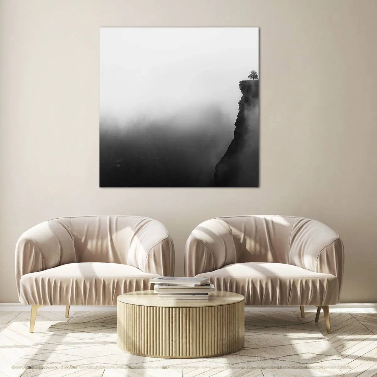 Quadro su vetro - Al confine del mondo - 30x30 cm