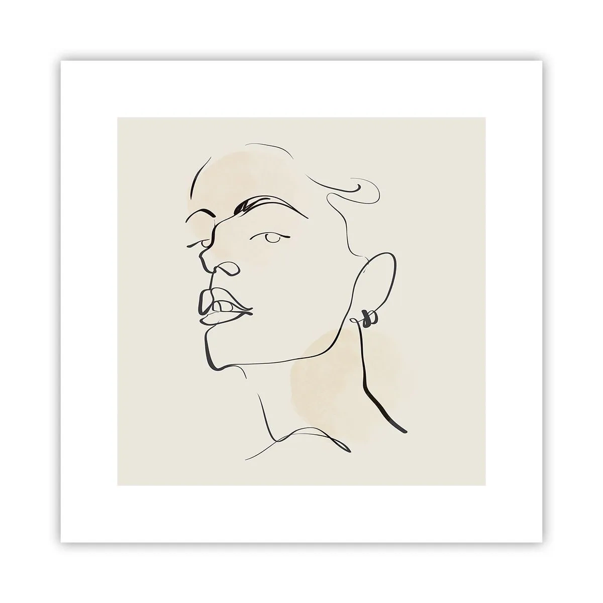 Poster - Sguardo fiero - 30x30 cm