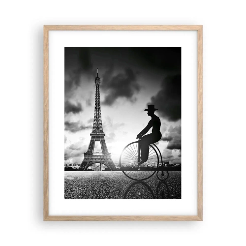 Poster in cornice rovere chiaro - Nostalgia della Belle Epoque - 40x50 cm