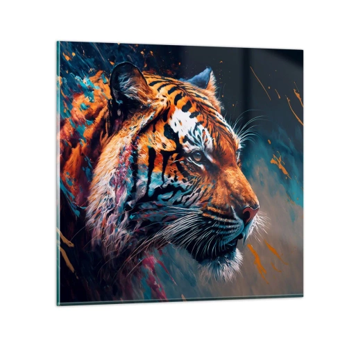 Quadro su vetro - Bellezza selvaggia - 50x50 cm