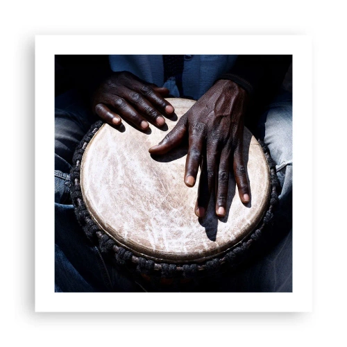 Poster - Vivi al tuo ritmo - 50x50 cm