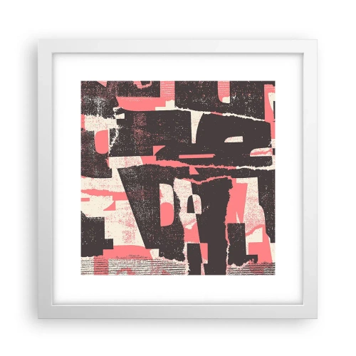 Poster in cornice bianca - Tutto il rumore - 30x30 cm
