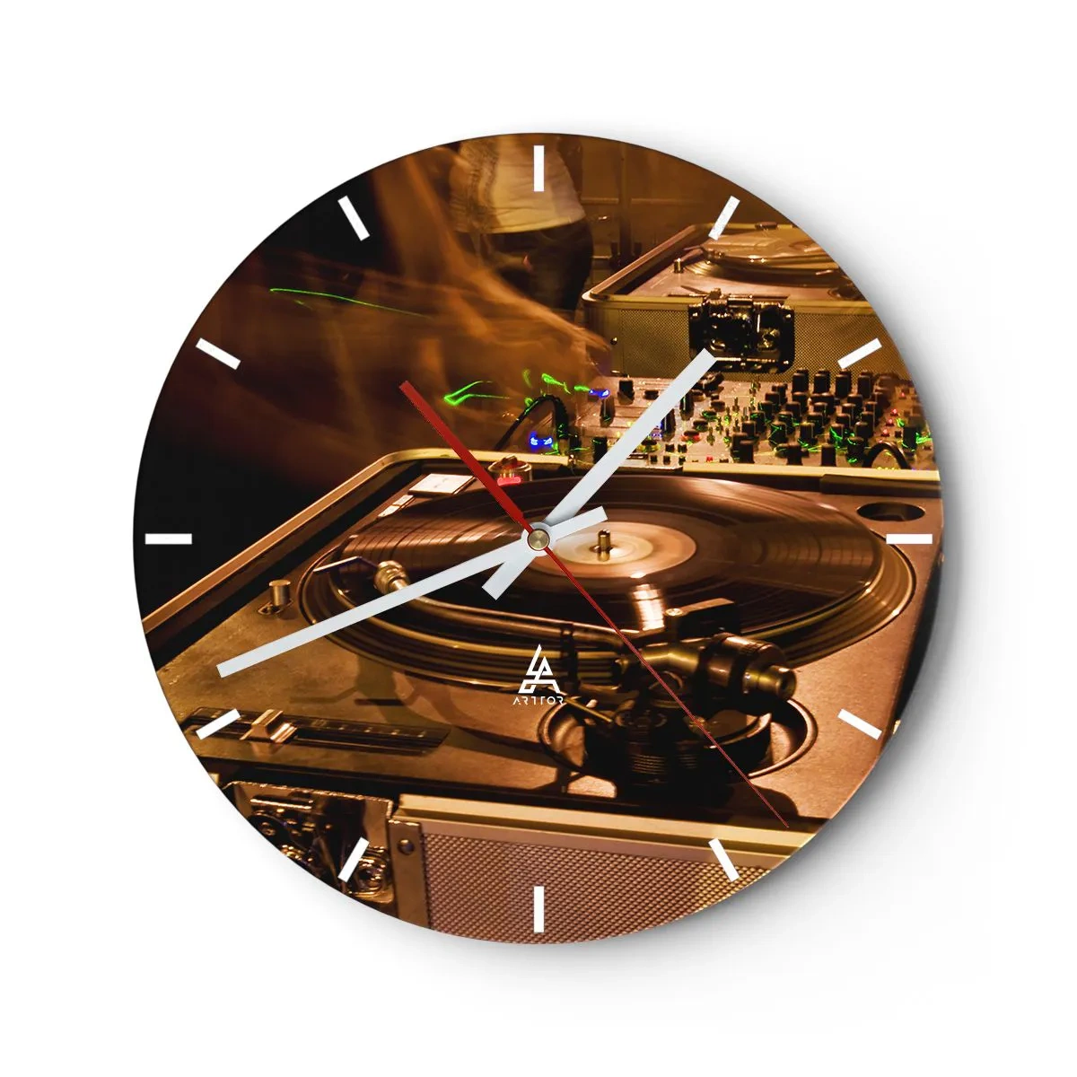 Orologio da parete - Orologio in Vetro - Senti la forza? - 40x40 cm