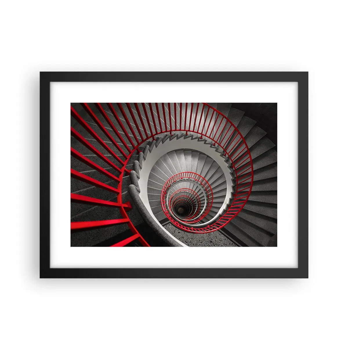Poster in cornice nera - I giochi dell'architettura - 40x30 cm