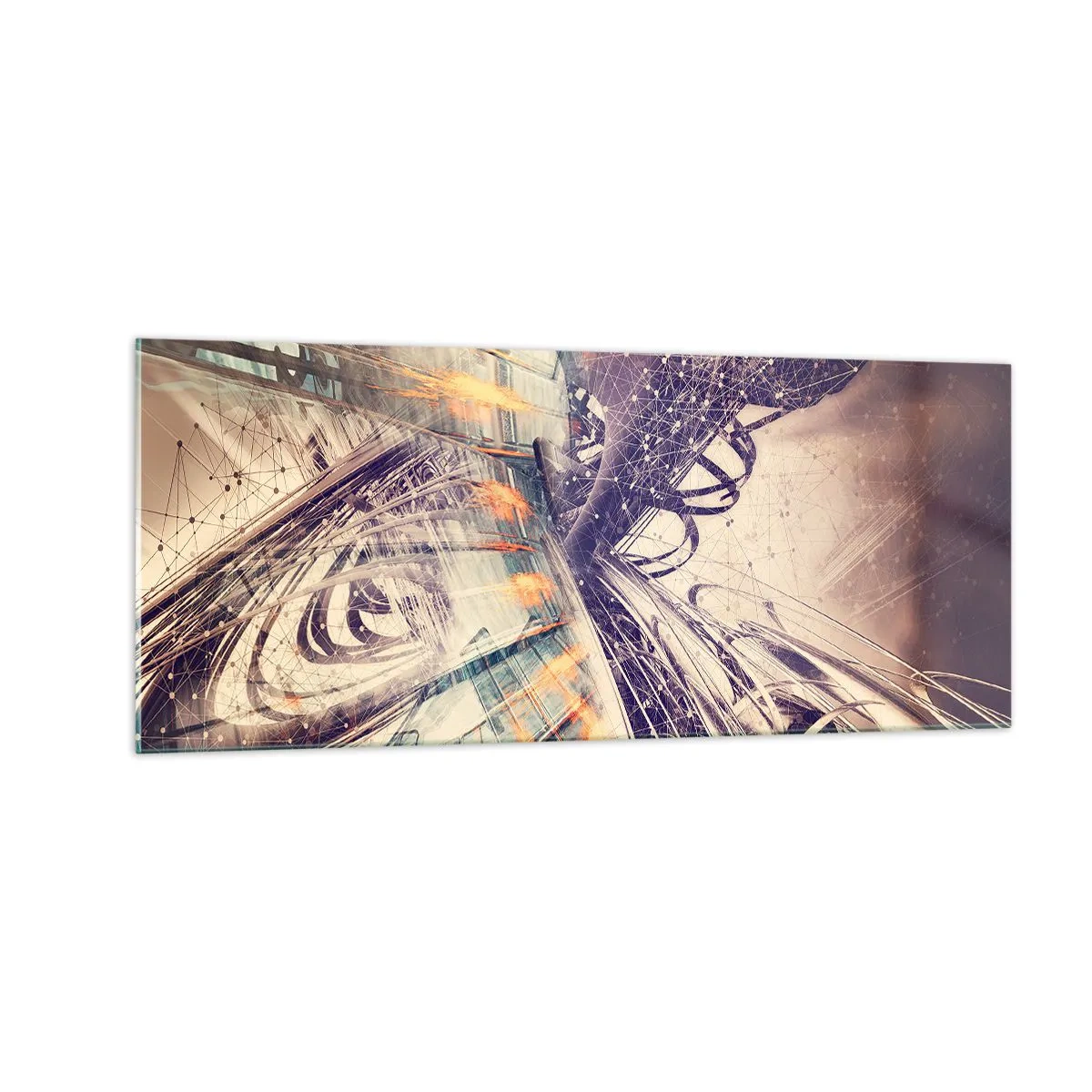 Quadro su vetro - A gran velocità - 100x40 cm