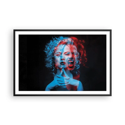 Poster in cornice nera - Alter ego - 91x61 cm