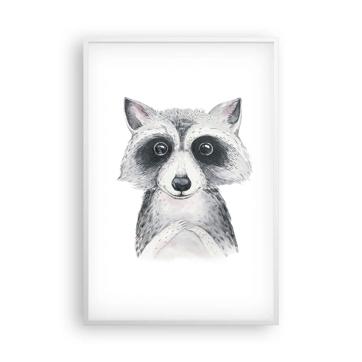 Poster in cornice bianca - Un attimo di commozione - 61x91 cm