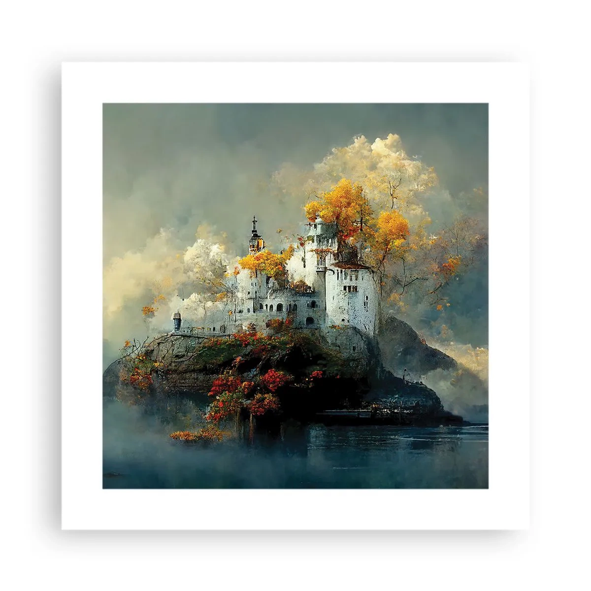 Poster - Inizio di una storia romantica - 40x40 cm