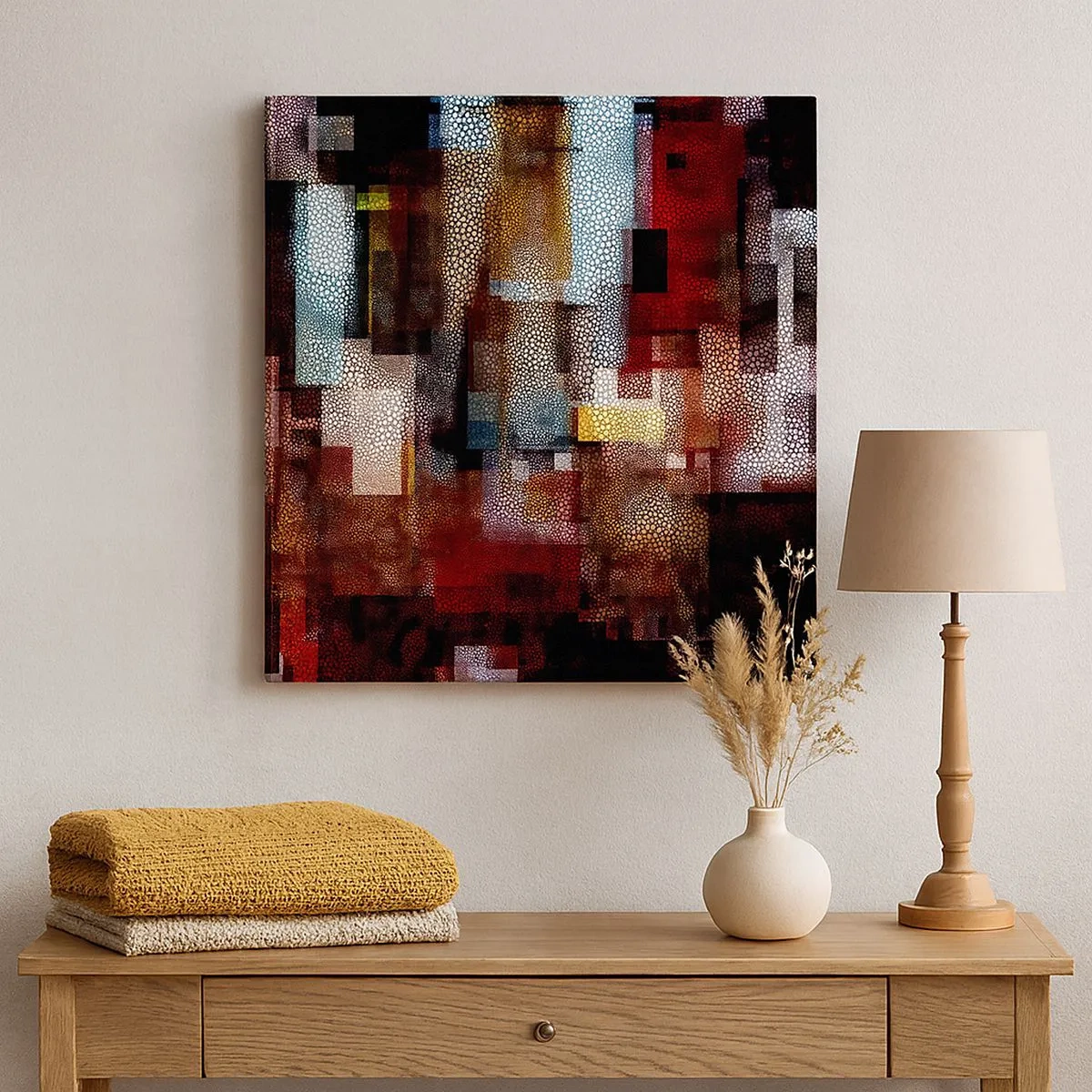 Quadro su tela - Stampe su Tela - Confusione aggrovigliata - 30x30 cm