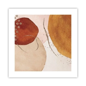 Poster - Rotondità e movimento - 40x40 cm