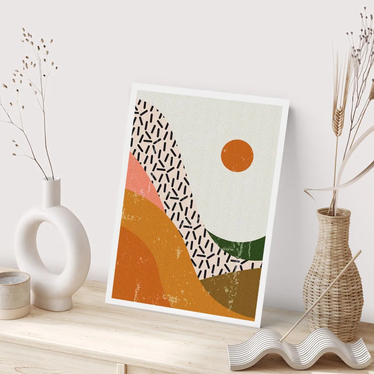 Poster - Astrazione solare - 40x50 cm