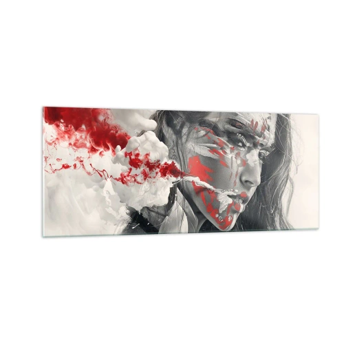 Quadro su vetro - Nei vapori dell'assurdo - 100x40 cm