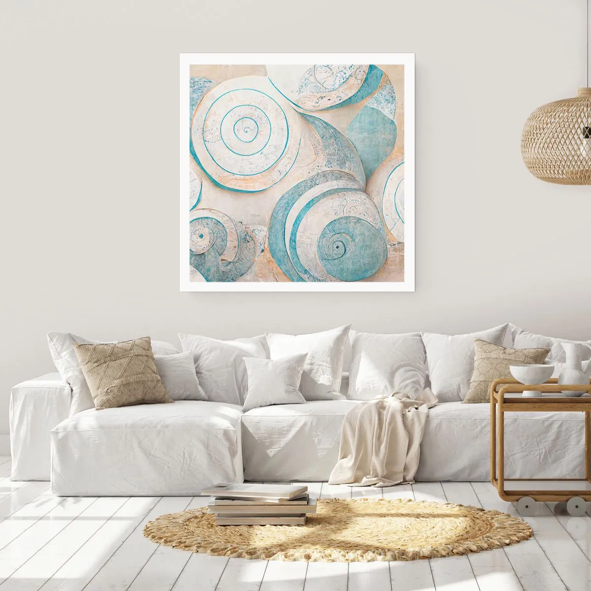 Poster - Cosa nasconde la chiocciola? - 40x40 cm