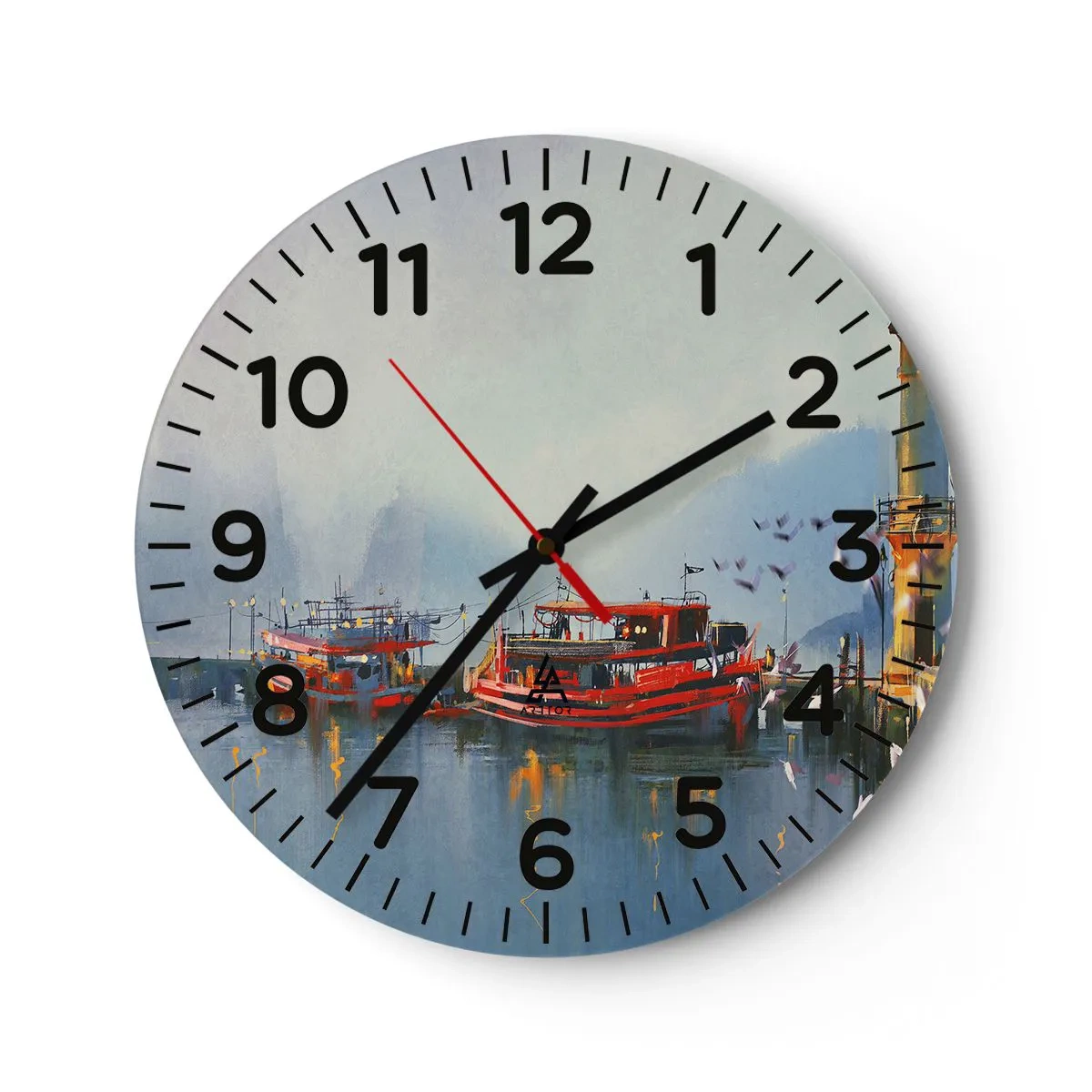 Orologio da parete - Orologio in Vetro - Alla fine del mondo - 40x40 cm