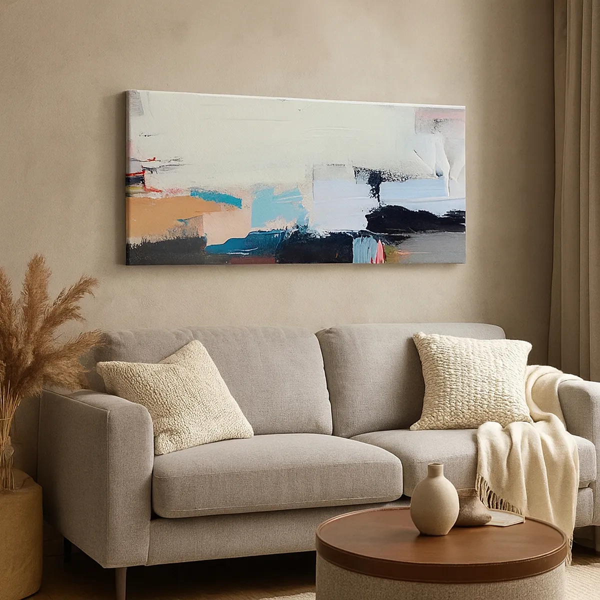 Quadro su tela - Stampe su Tela - C'è una logica? - 30x30 cm