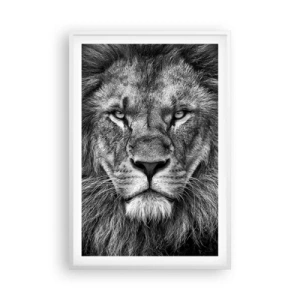 Poster in cornice bianca - Nell'abito dell'incoronazione - 61x91 cm