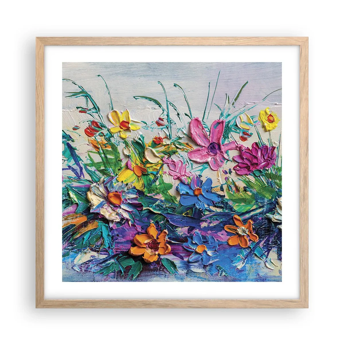 Poster in cornice rovere chiaro - Natura per niente morta - 50x50 cm