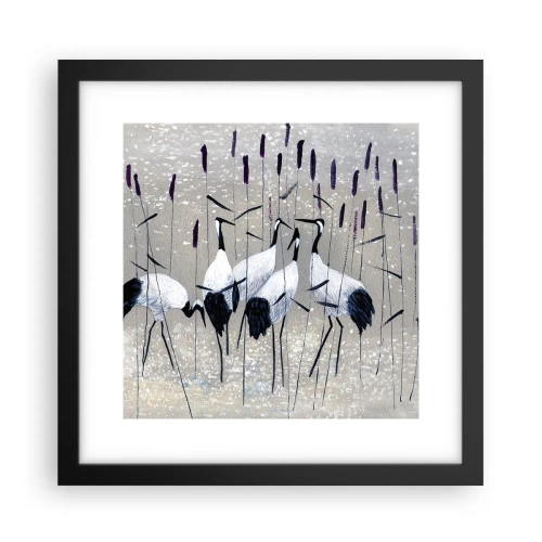 Poster in cornice nera - Tra i suoi - 30x30 cm