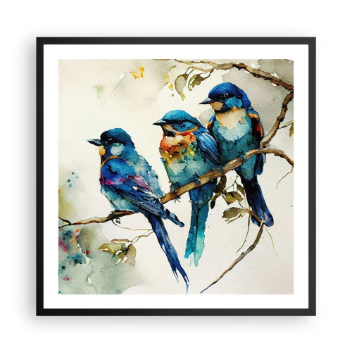 Poster in cornice nera - Si è offeso? - 60x60 cm