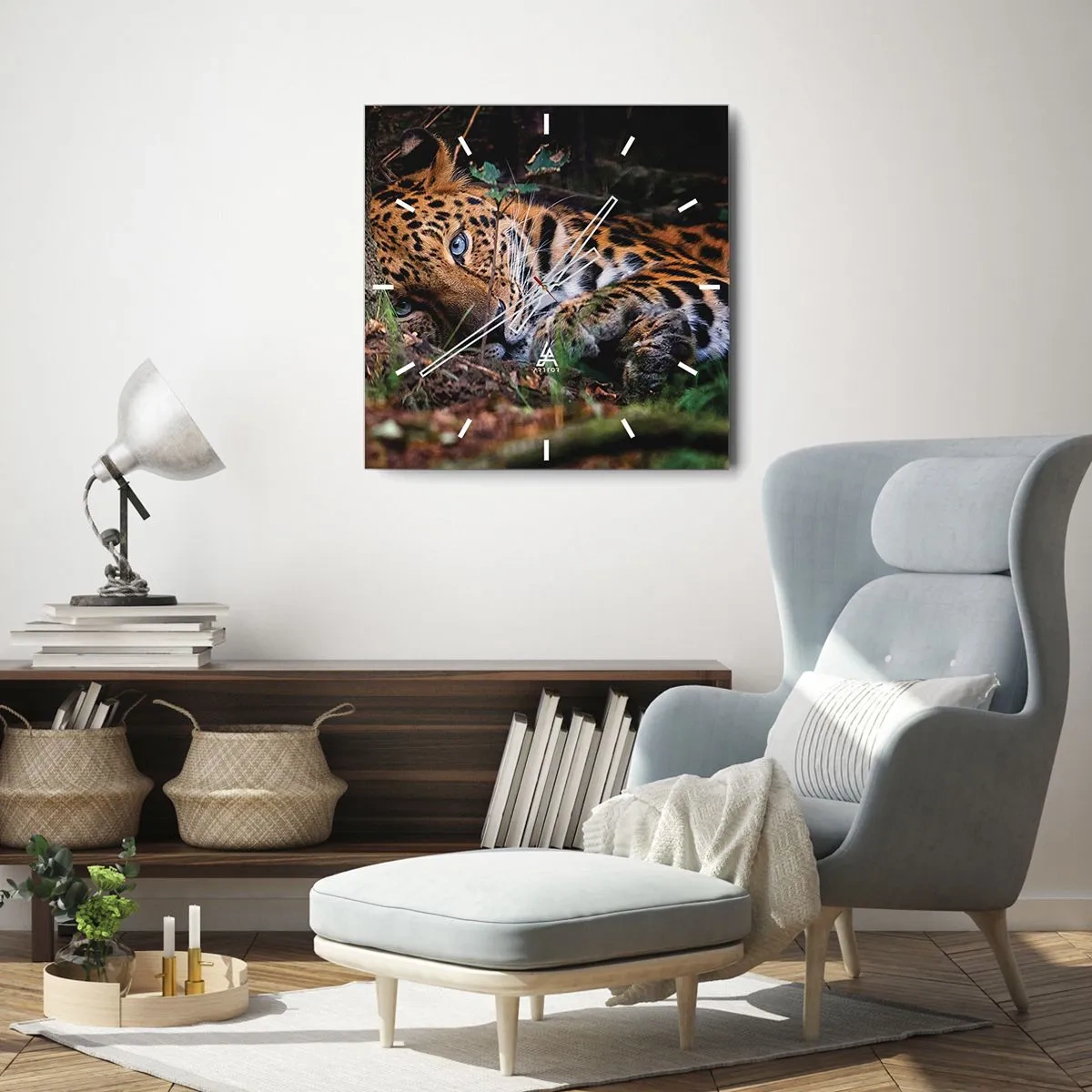 Orologio da parete - Orologio in Vetro - Fidati di me - 40x40 cm