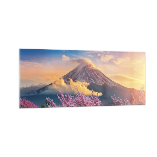 Quadro su vetro - Sacralità giapponese - 100x40 cm