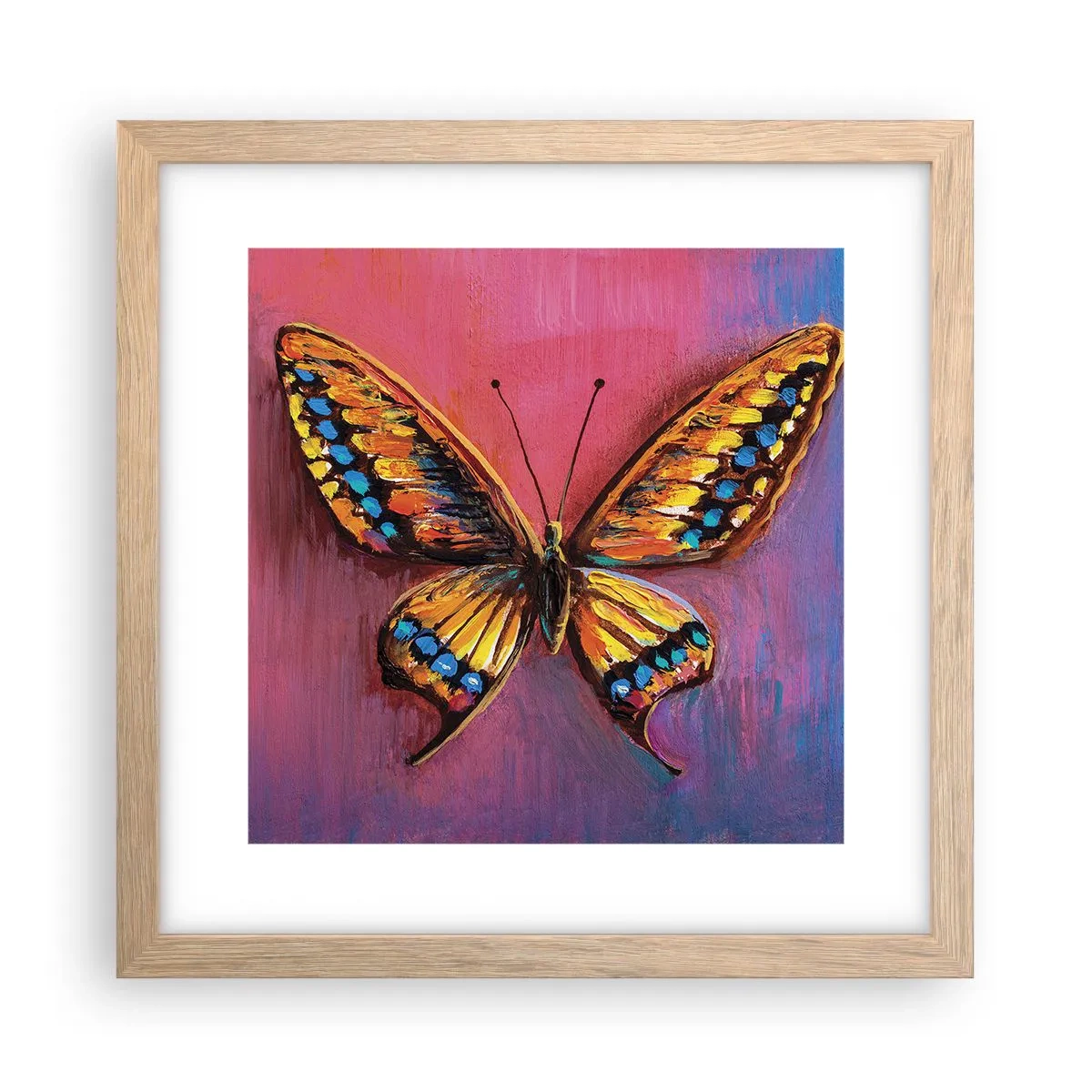 Poster in cornice rovere chiaro - Gioielli della natura - 30x30 cm