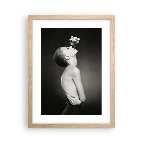 Poster in cornice rovere chiaro - Eleganza eccentrica - 30x40 cm