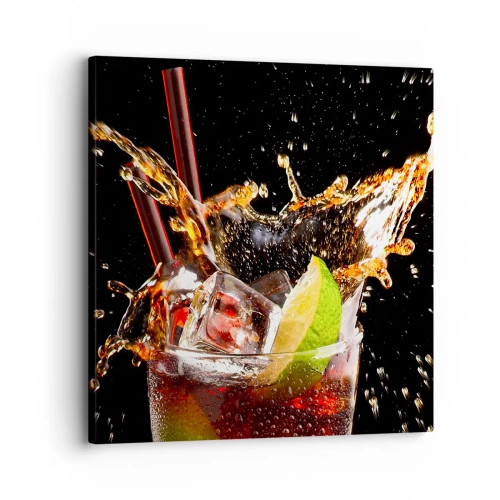 Quadro su tela - Stampe su Tela - Gioia ed energia dei colori - 30x30 cm