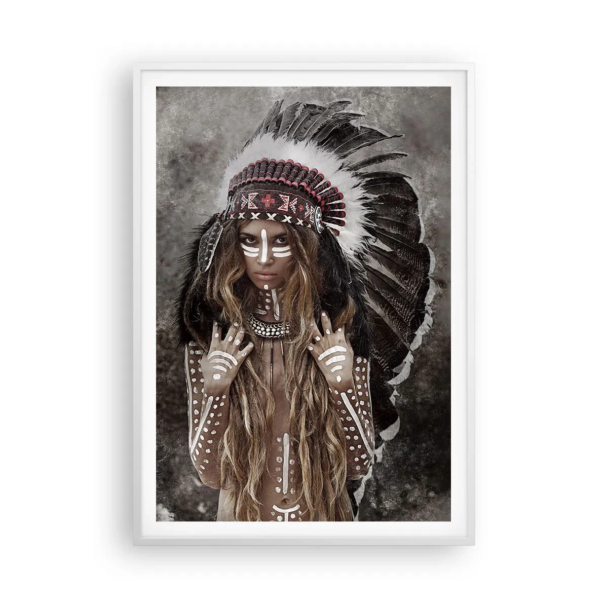 Poster in cornice bianca - La forza misteriosa della fiamma - 70x100 cm