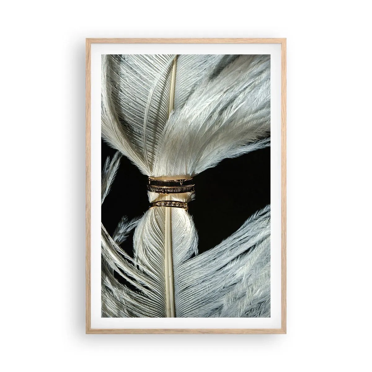 Poster in cornice rovere chiaro - ...e non ti lascerò... - 61x91 cm